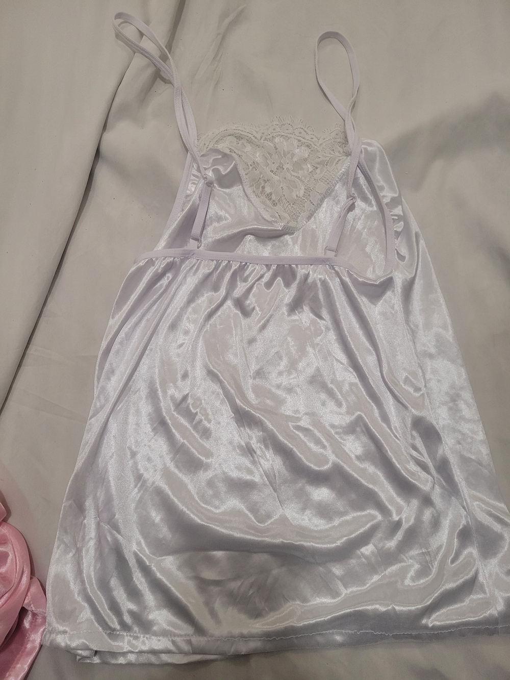 2x Satin Lace Cami Slip - Picture 3 of 4